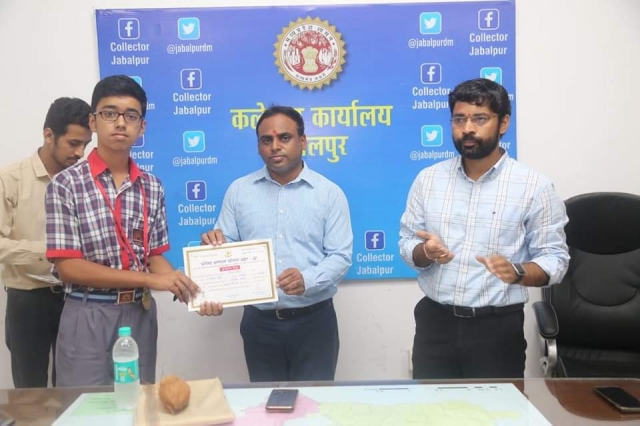 PSY Meritorious honor in Jabalpur Collectorate